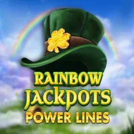 Rainbow Jackpots Power Lines slot visual from Red Tiger Gaming available on winsplace.nl