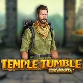Temple Tumble Megaways slot logo by Relax Gaming at Winplace CasinoTemple Tumble Megaways